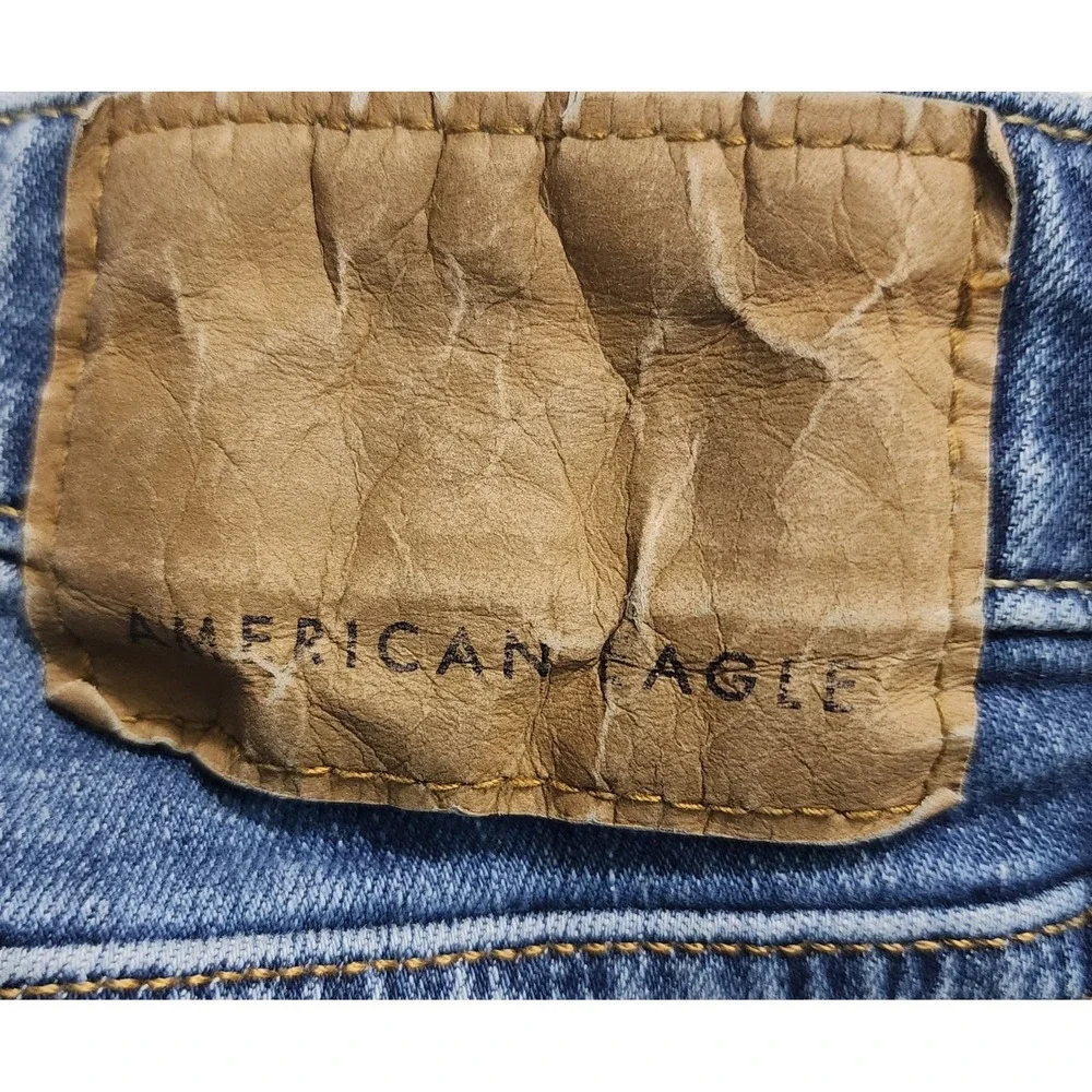 American Eagle Outfitters Men’s Slim Straight Jeans - Light Blue Wash